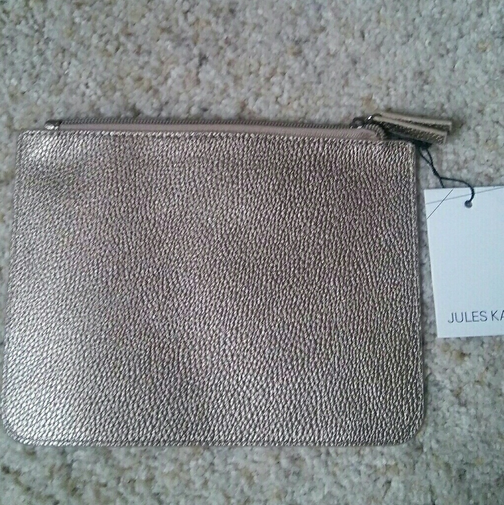 Gold hand bag